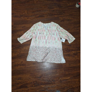 Coral Bay womans Blouse 1X NWT